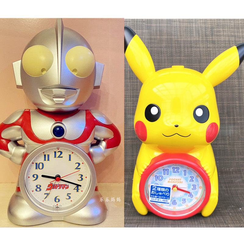 精工日本pokemon皮卡丘宝宝时钟