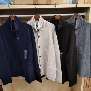 25秋季新款情侣款舒芙蕾休闲针织开衫毛衣上衣短外套480023