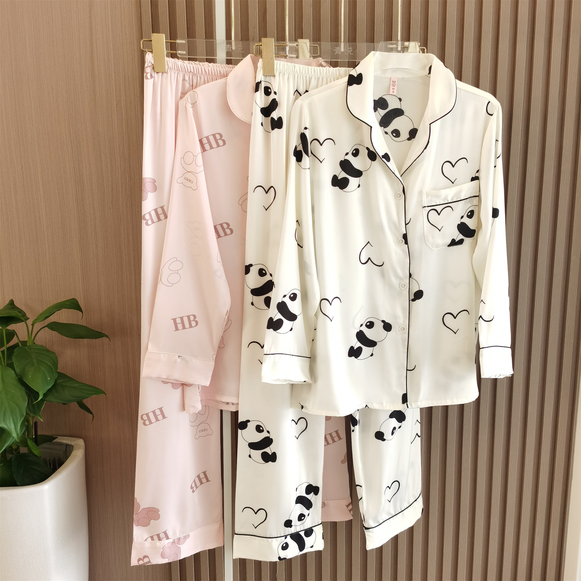 丝绸睡衣女夏款2026新款春秋季长袖长裤高级感宽松外穿家居服套装