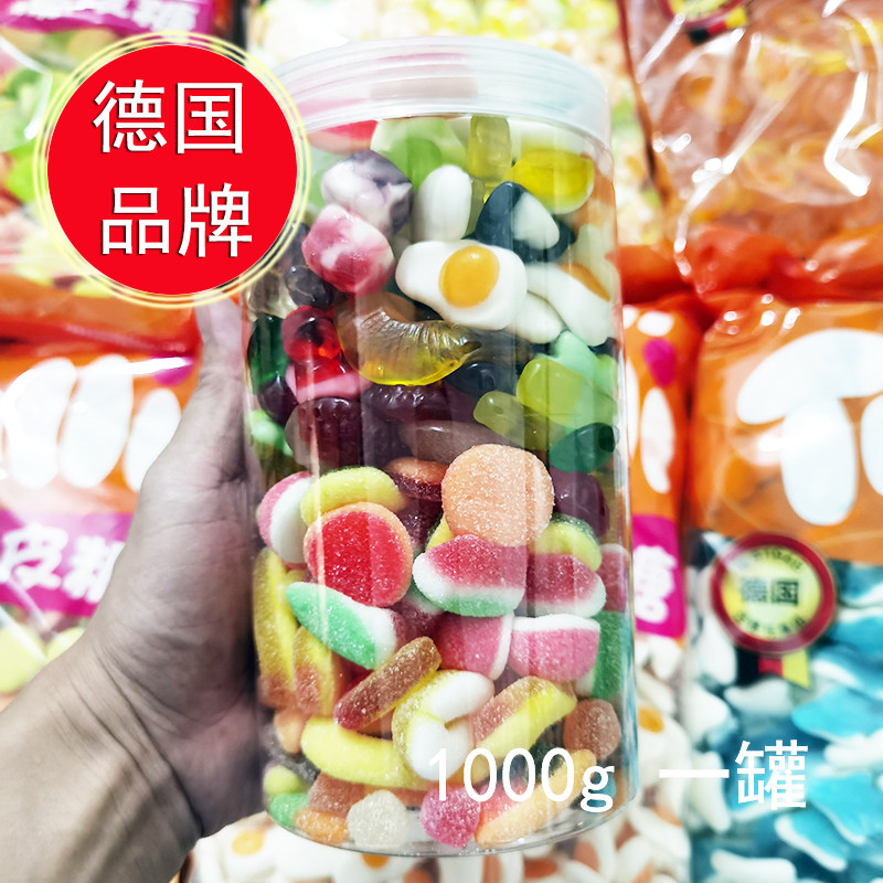 正品德国口力橡皮糖广州生产q糖传统糖果