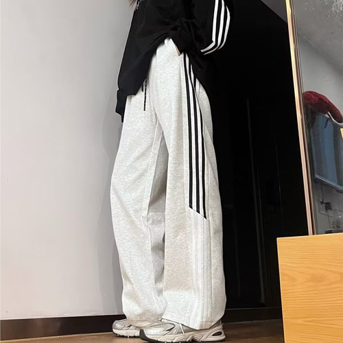 夏季休闲垂感裤青少年运动长裤子