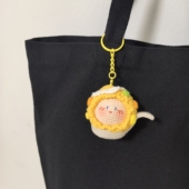 蛋炒饭团子书包挂件可爱卡通钥匙扣创意玩偶挂饰送朋友礼物