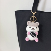 小仓鼠吃瓜子书包挂件玩偶公仔桌面摆件卡通动物钥匙扣挂饰送礼物