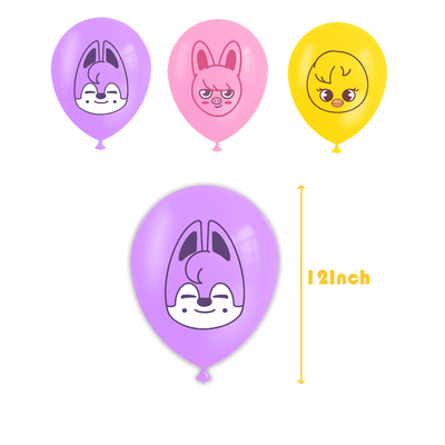 straykids主题生日派对装饰韩国男团拉旗气球甜品台蛋糕插牌周边