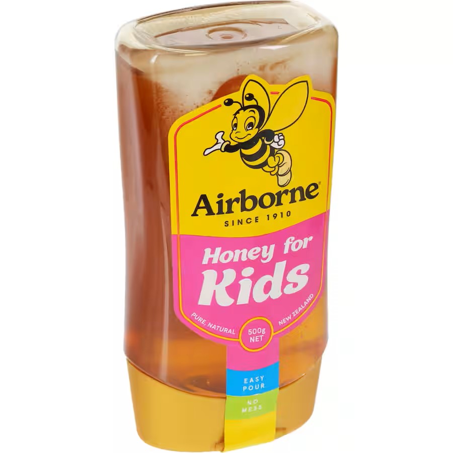现货 特价新西兰代购进口Airborne儿童蜂蜜  500g 两瓶直邮包邮