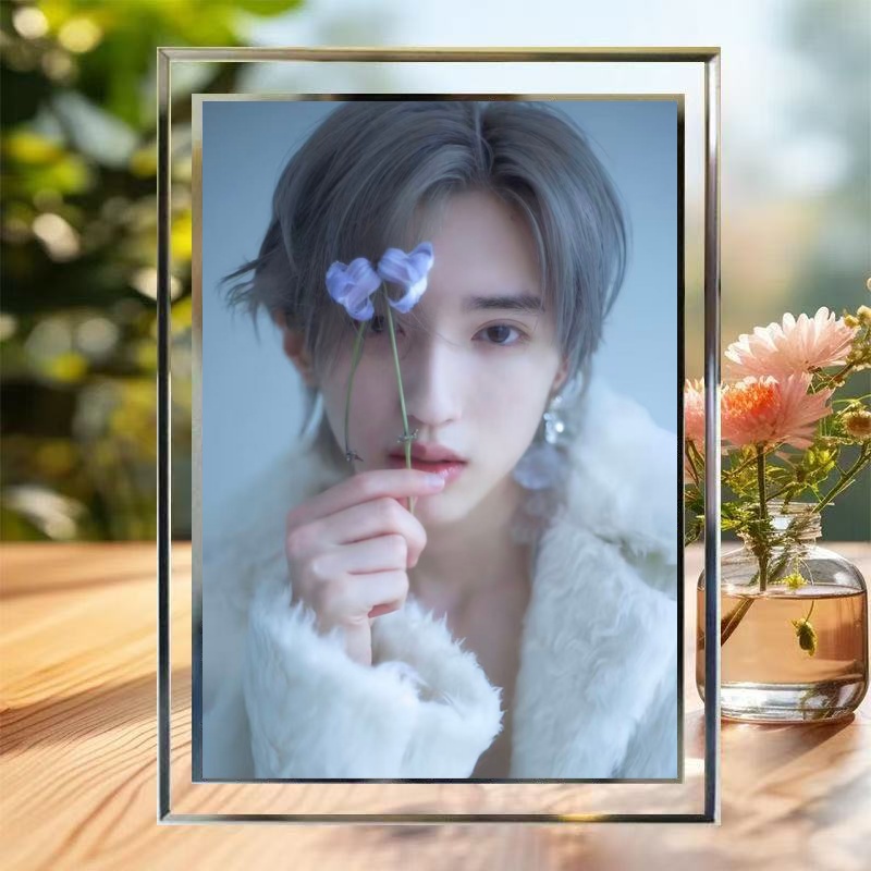 道枝骏佑周边玻璃水晶相框ins风宿舍卧室桌面摆台生日礼物送朋友
