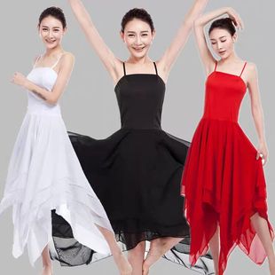 六一儿童新款现代舞连衣裙演出服女童纱裙古典舞蹈表演服装舞蹈裙