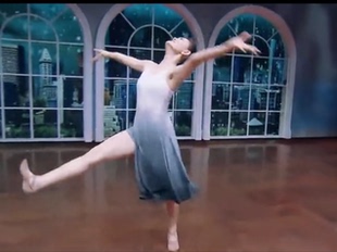 儿童舞蹈练功服现代芭蕾舞演出服飘逸写真摄影艺考车展比赛连衣裙