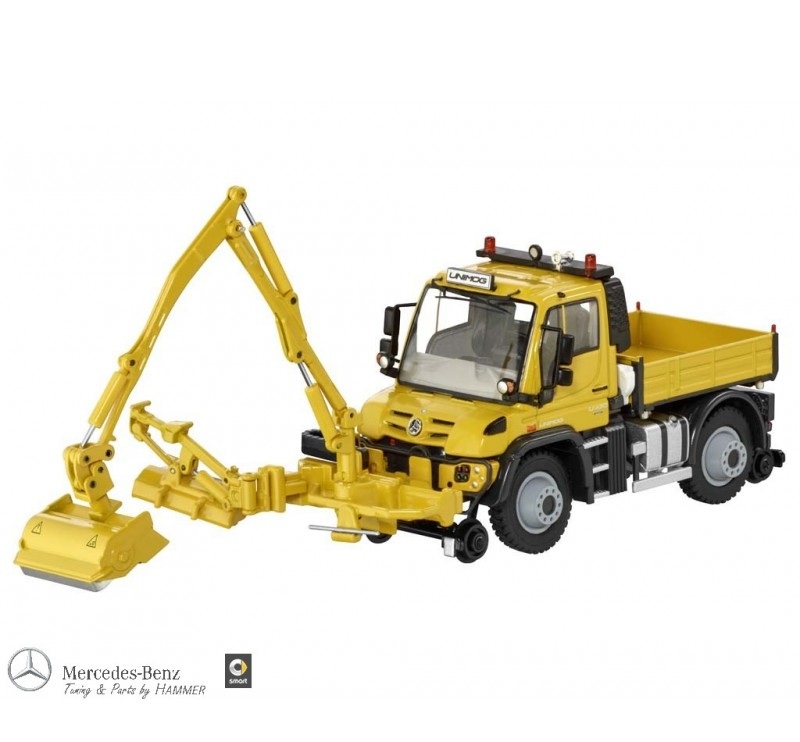 奔驰 原厂 1/50 奔驰 乌尼莫克 UNIMOG U430 铁路除草 养护车 NZG