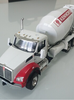 First Gear 1:50 肯沃斯 T880  混凝土 搅拌车 配 WSI TEKNO