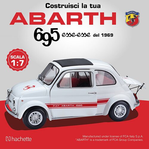 Hachette 1/7 菲亚特 Fiat Abarth 695 SS 分册 拼装 配件包