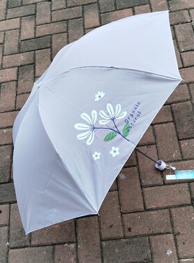 天堂伞正品花朵三折便携防晒雨伞