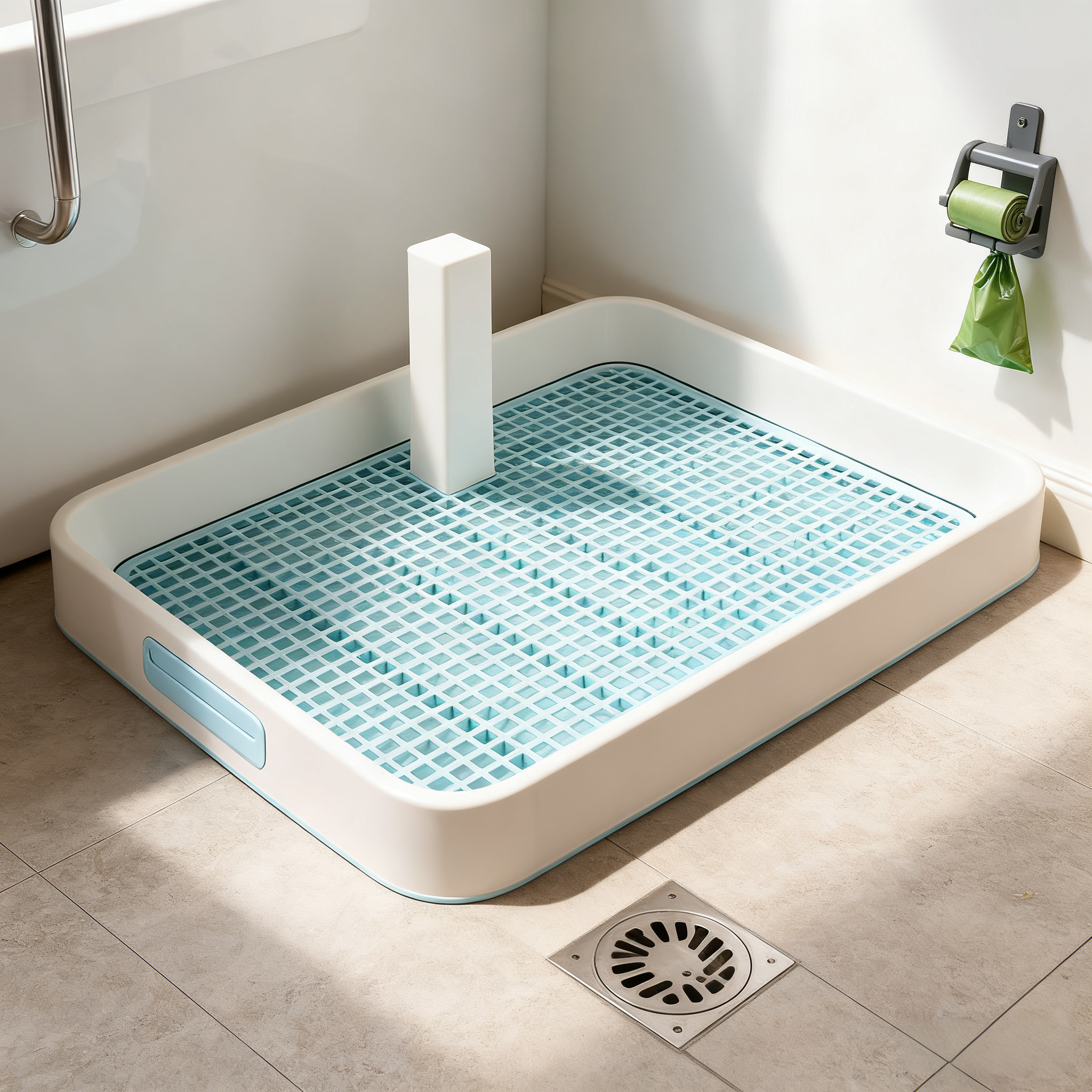 狗厕所小中大型犬幼犬比熊网格狗厕所便盆法斗泰迪贵宾平板狗厕所