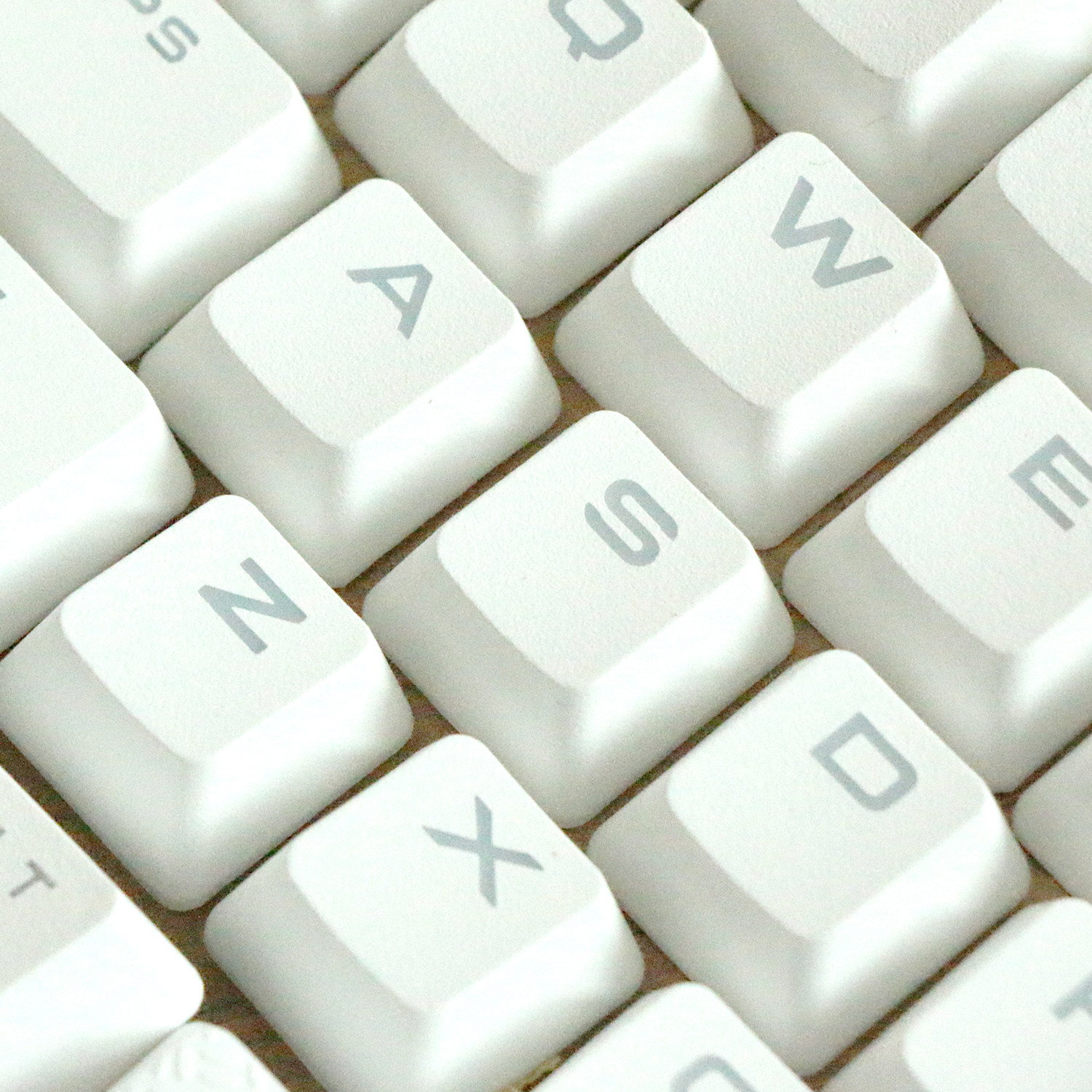 海盗船PBT键帽透光白色单个颗