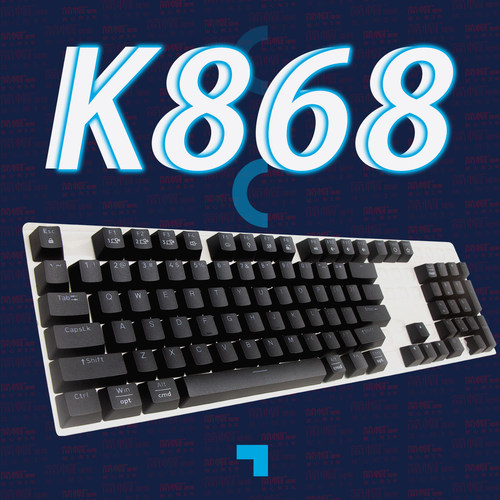 罗技K868键帽黑色单个颗透光原装