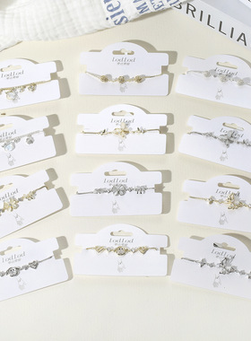 零尚秋冬款蝴蝶手链女精致百搭高级环保电镀义乌配饰