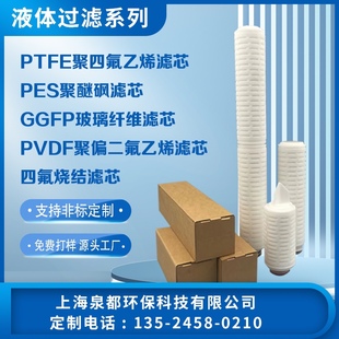 定制滤芯 ptfe四氟折叠滤芯 四氟滤芯 pvdf滤芯 尼龙滤芯 pes滤芯