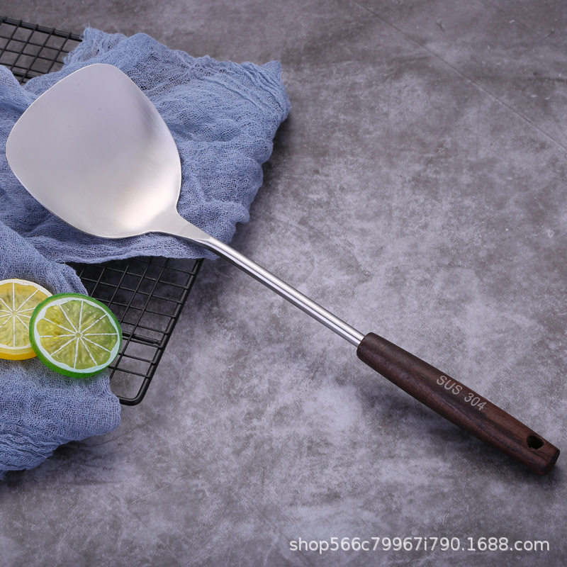 304不锈钢厨房专用加厚古木柄铲子铲勺 烹饪厨具,厨房/烹饪用具,全套勺铲,淘宝优惠券,粉丝福利购,淘宝优惠卷