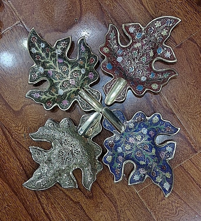 水果盘欧式糕点盘蛋糕盘糖果托盘点心盘金属颜色随机零食盘