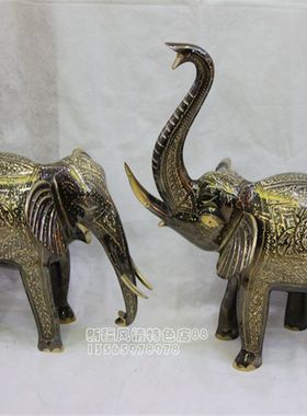 象礼物摆件工艺品手工巴基斯坦铜器厂家直销