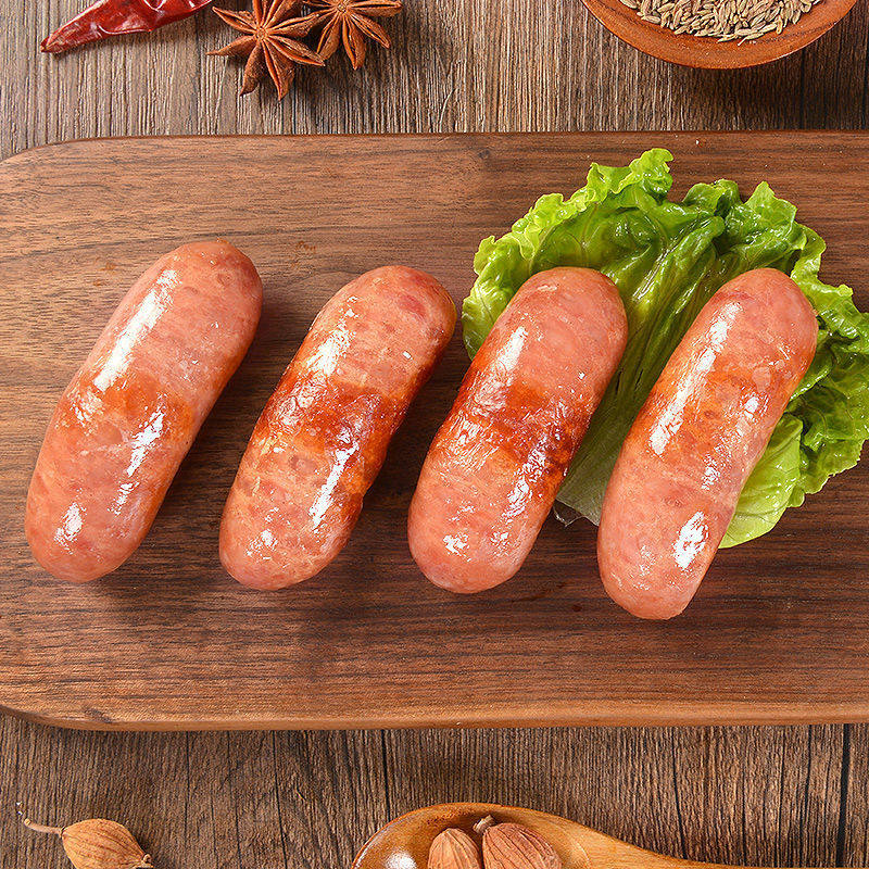 山东得利斯香嘴烤肠180g原味黑胡椒火山石纯肉肠热狗肠地道肠