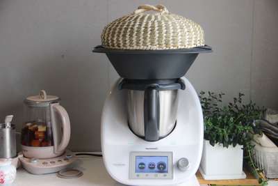 小美tm6手工草编锅盖蒸笼加高盖