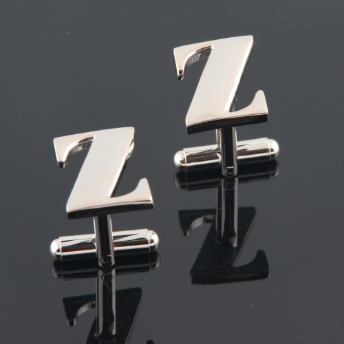 优质法式袖扣袖钉 男士cufflinks 字母类Capital Letter Z