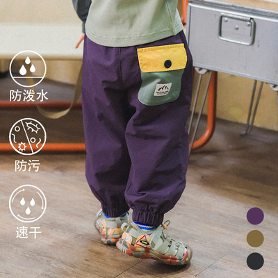 儿童工装裤女2025春秋季