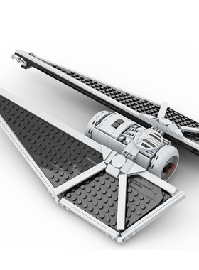310pcs 星球大战系列MOC-TIE/STRIKER创意拼装积木战机