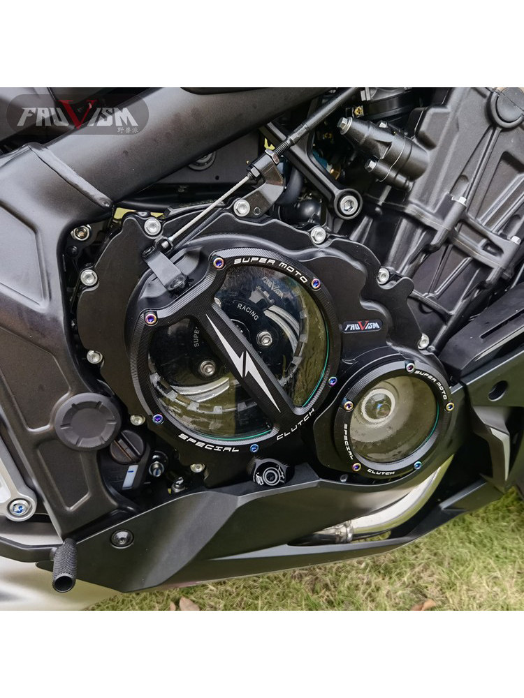 FAUVISM CBR650R CB650R Modified transparent clutch side cover Clutch transparent cover