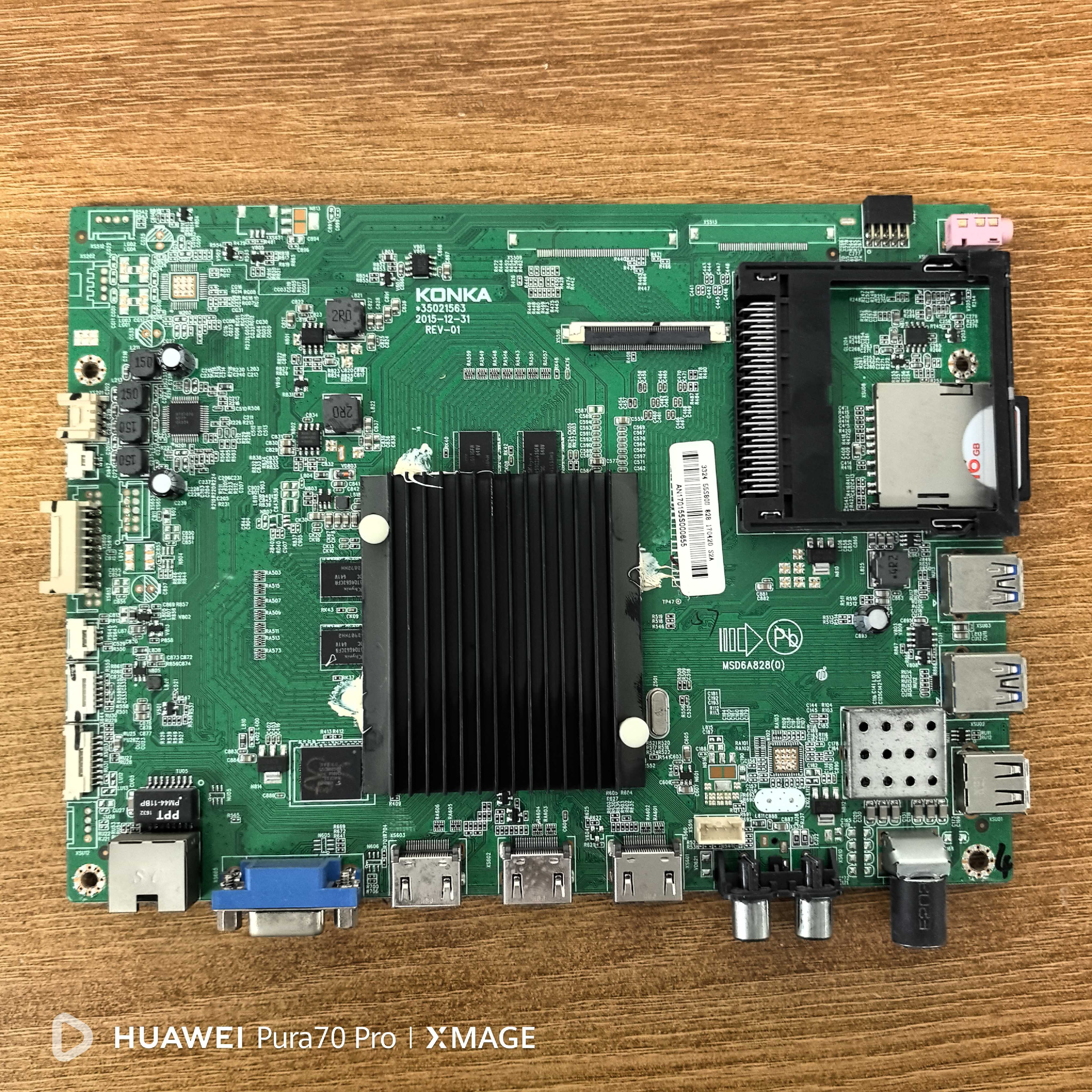 原装康佳LED55S80U液晶主板35021563配屏72003324YT 3324YT电路板