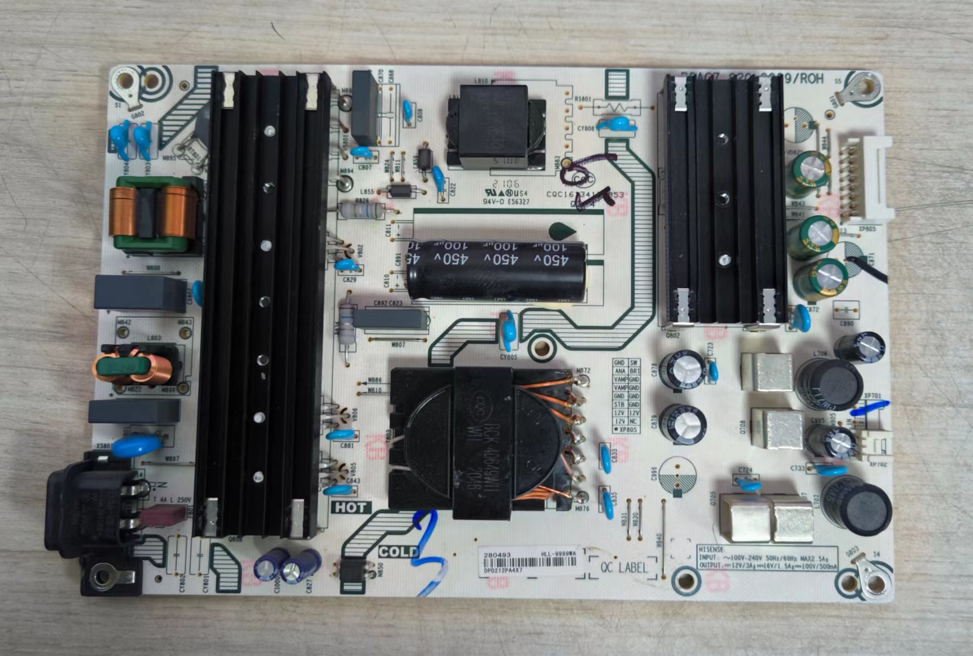 海信65E3F-MAX65V1F-R电源板