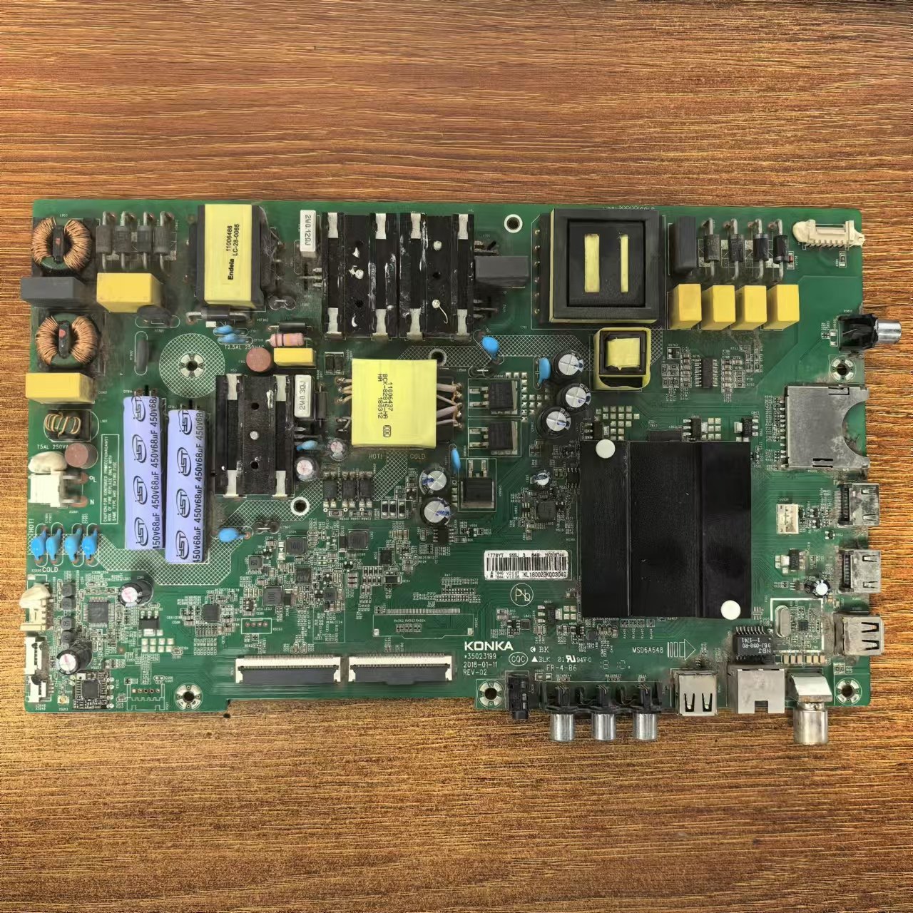 康佳LED55K5100S55U主板图片