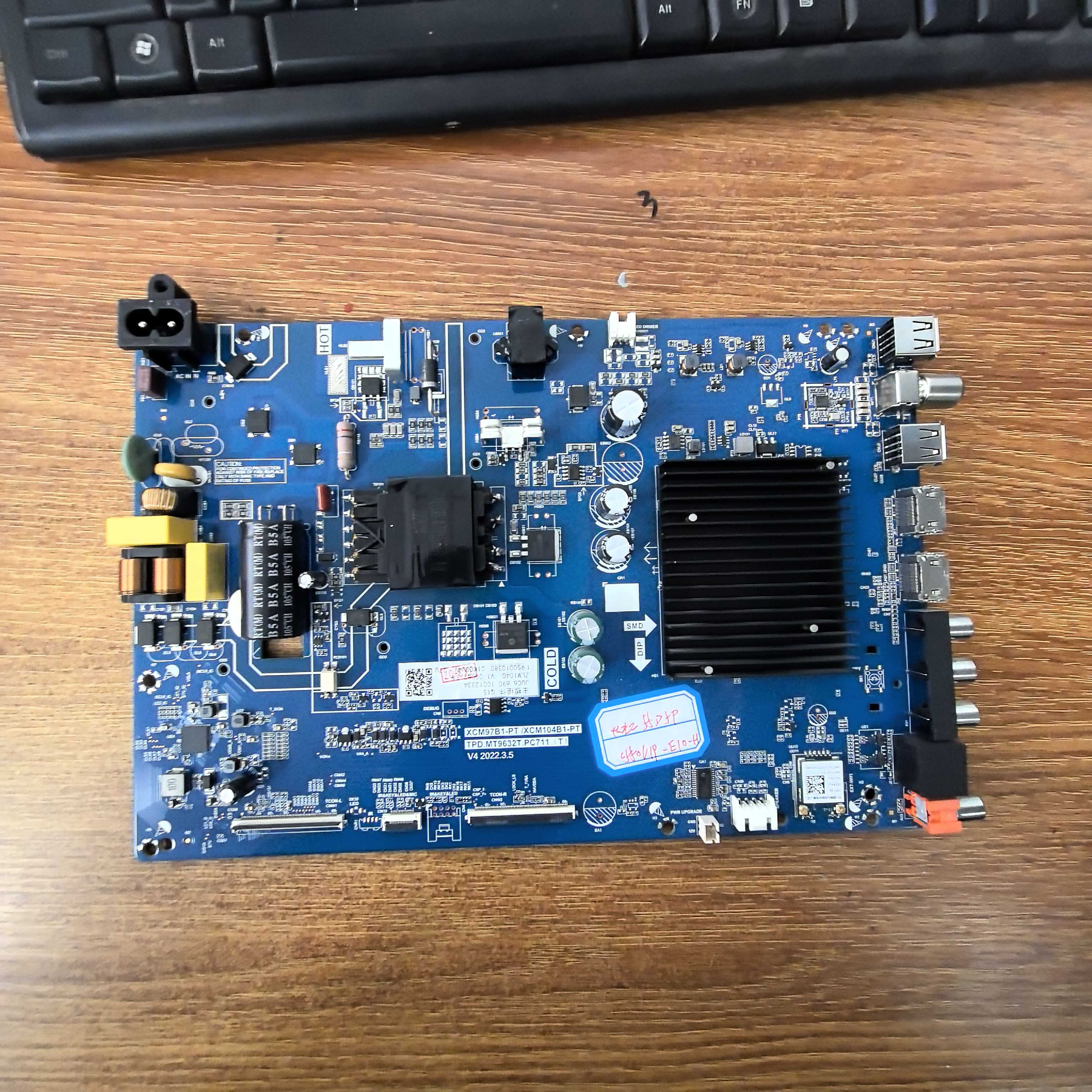 长虹55D5P液晶电视主板