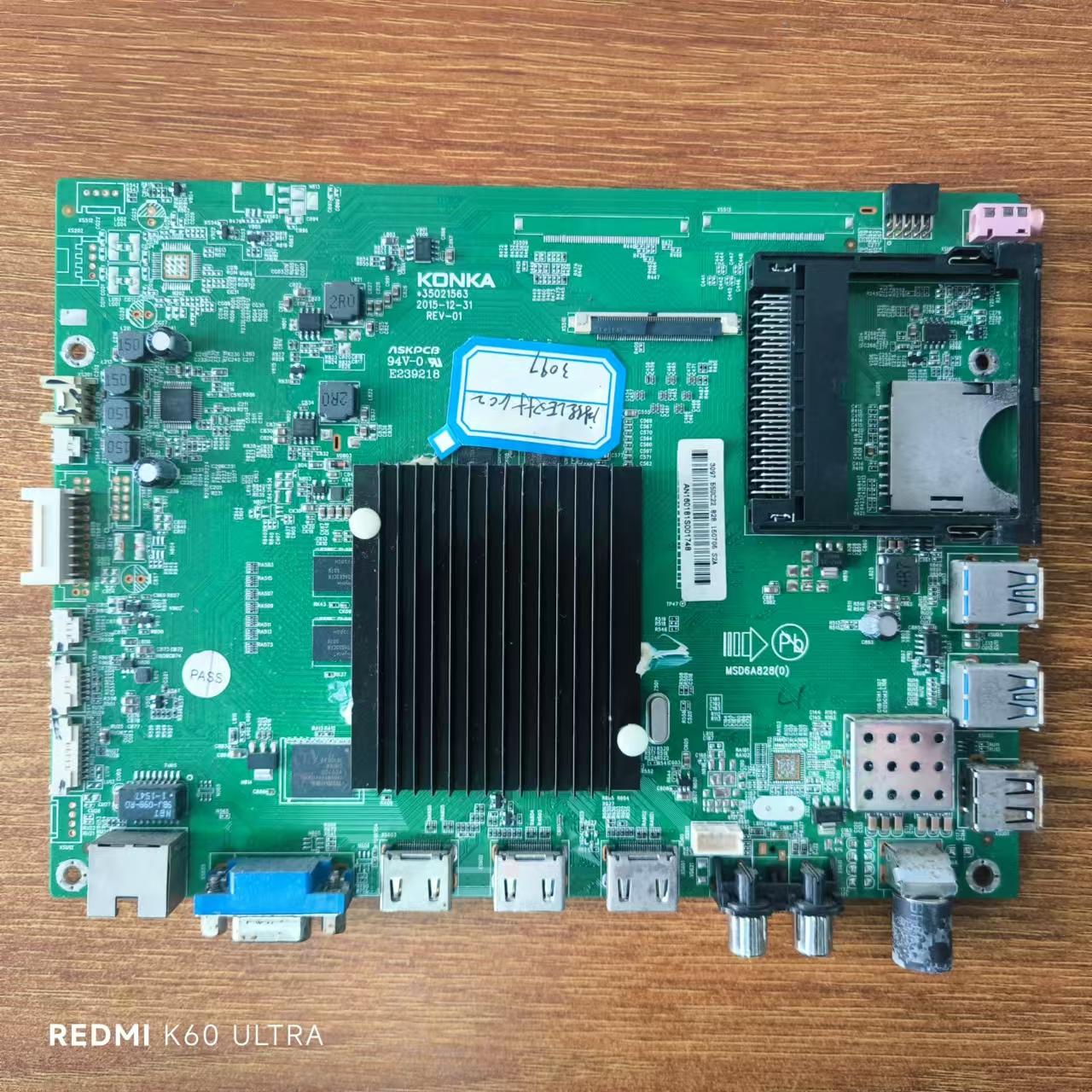 原装康佳 LED55UC2电视主板35021563配屏72003097YT 3097YT测好发