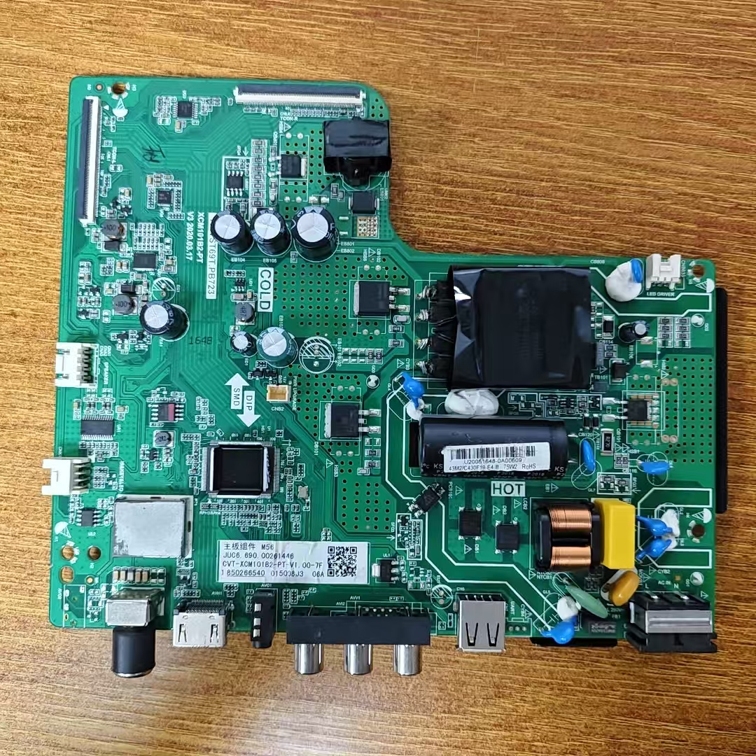 原装长虹 43M2液晶电视主板TP.VST69T.PB723配屏C430F19-E4-B测好