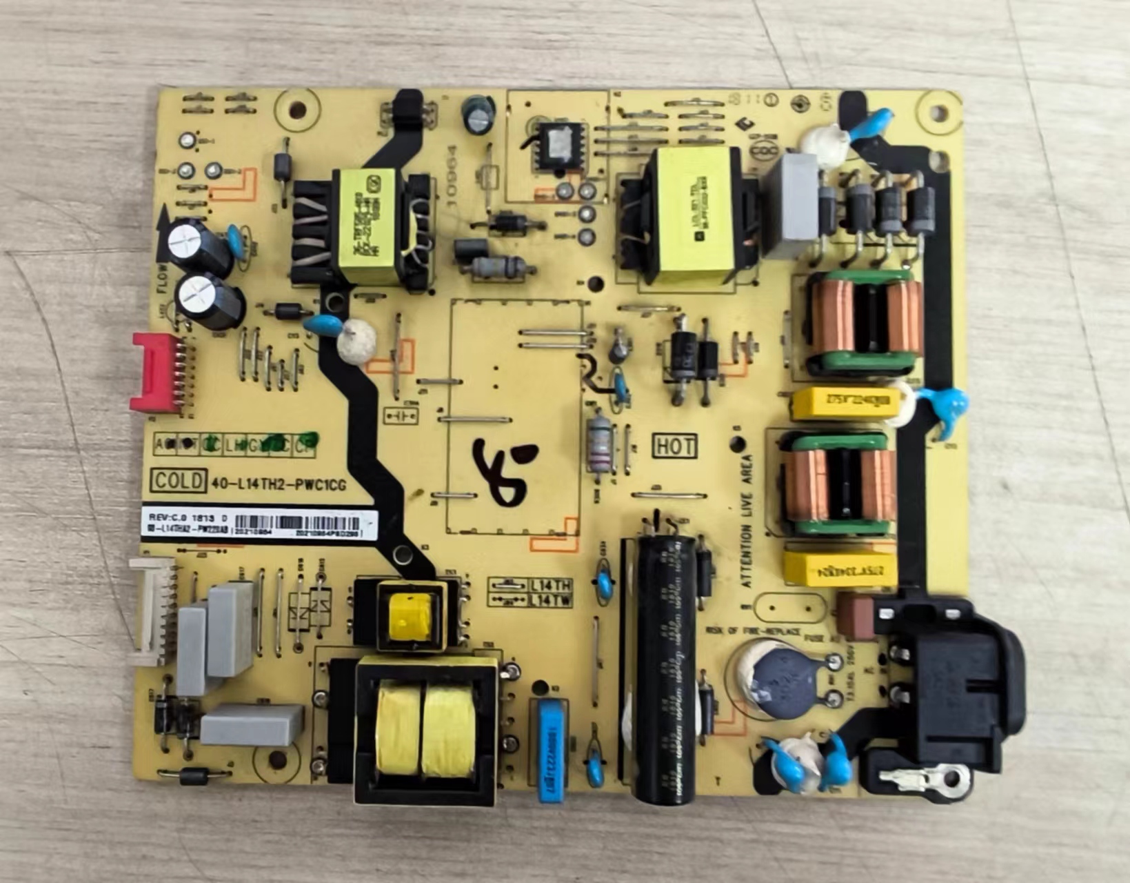 TCL55A660UL50P2-UD电视电源板