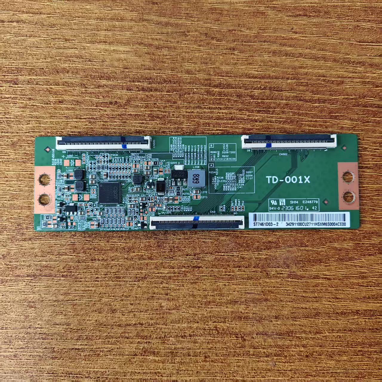 原装小米L75MA-AC液晶电视逻辑板TD-001X 白条码ST7461D03-2实拍