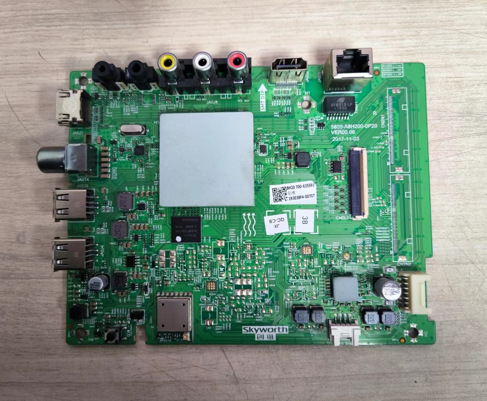 创维酷开55/58K5D电视主板