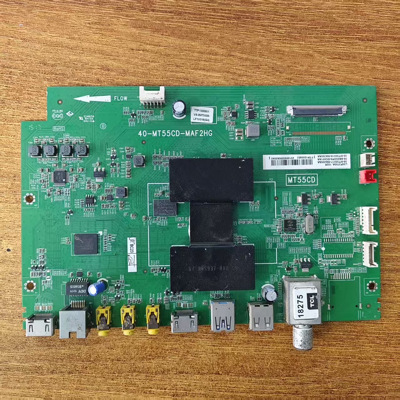 原装TCLL55F3700A电视逻辑板