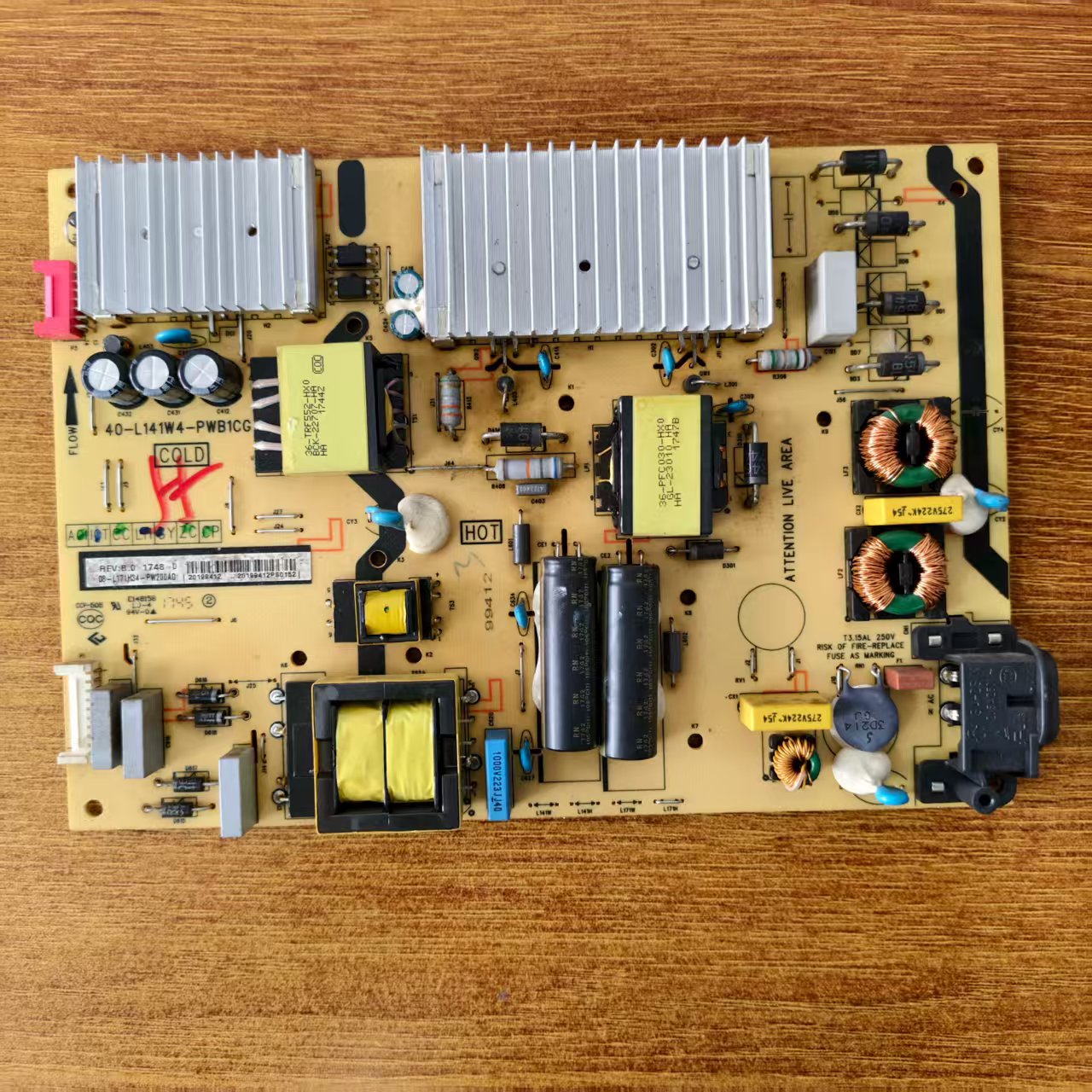 原装TCL55C565V6M电源板