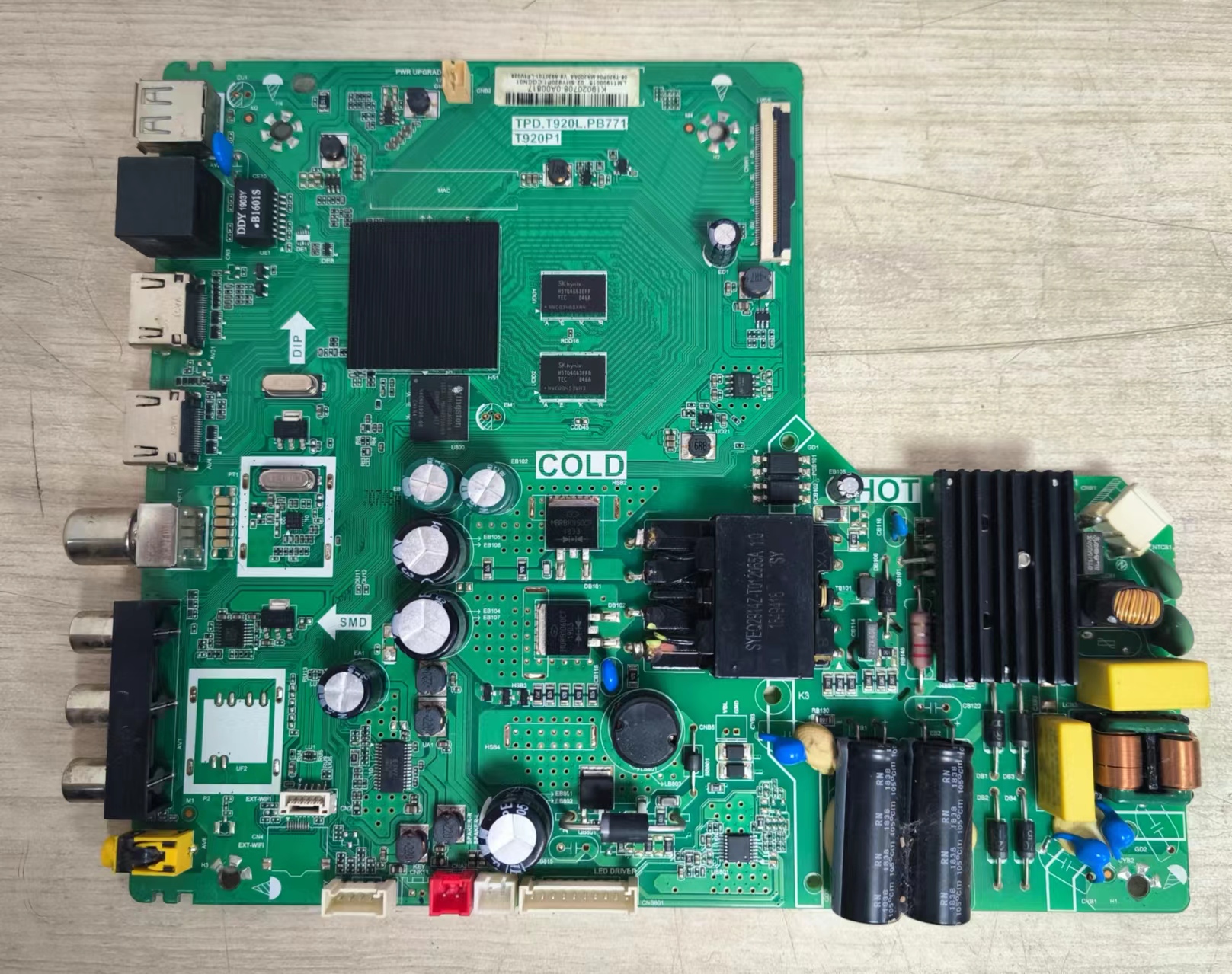 原装TCL49F6F电视机主板