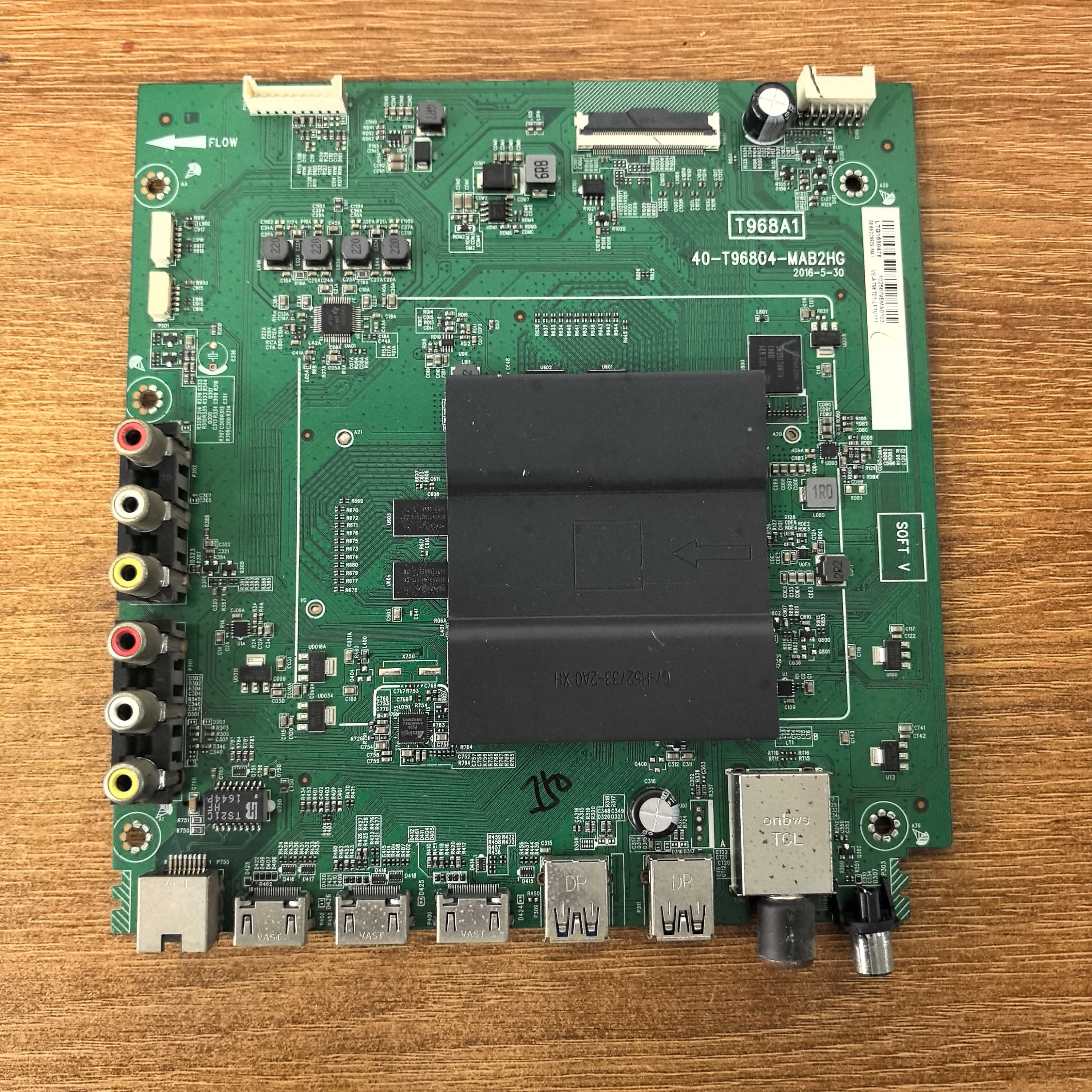 原装 TCL L55P2-UD主板40-T96804-MAB2HG T968A1屏LVU550CS0T实拍