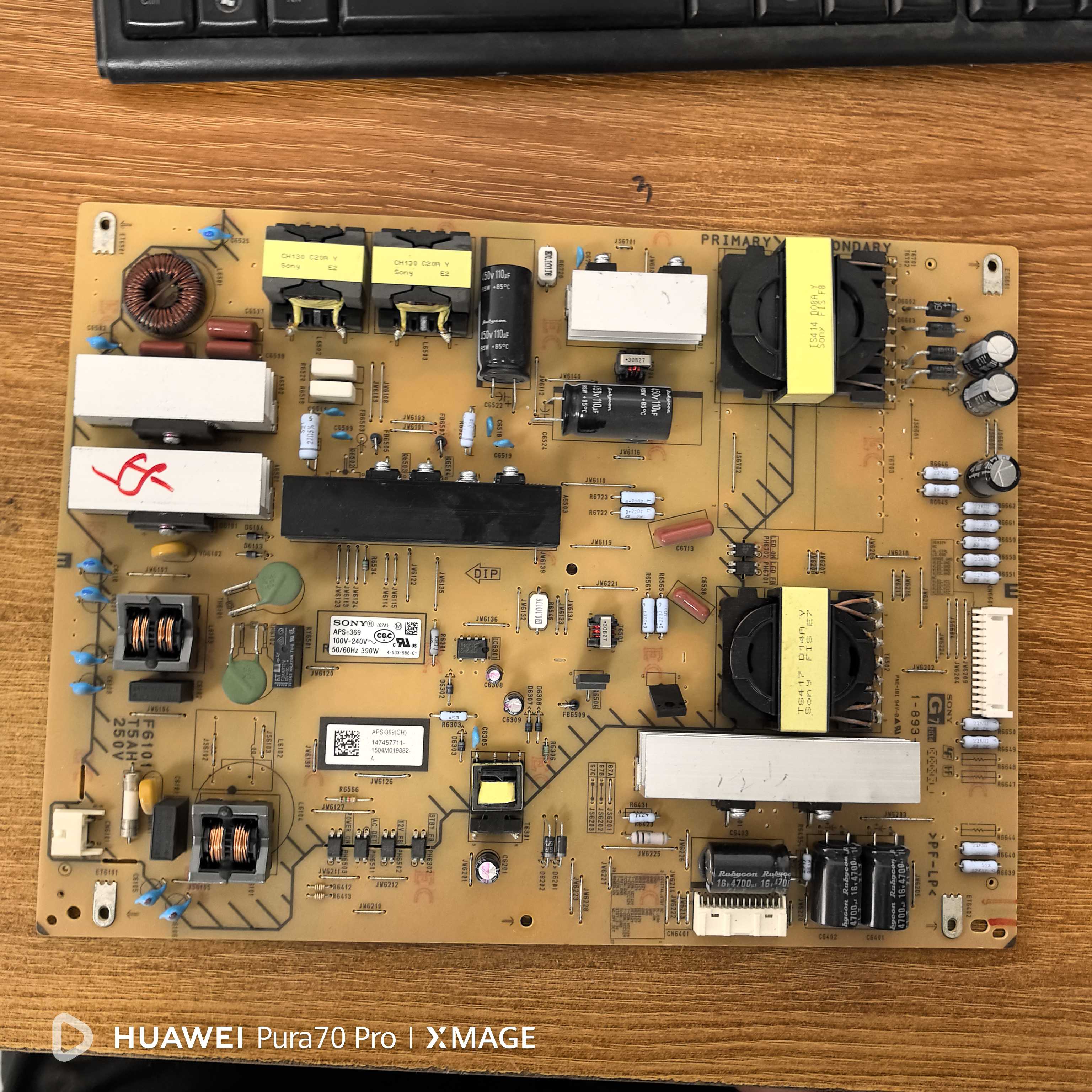 原装 索尼 KD-65/55X8000B电视电源板APS-369 1-893-297-21电路板