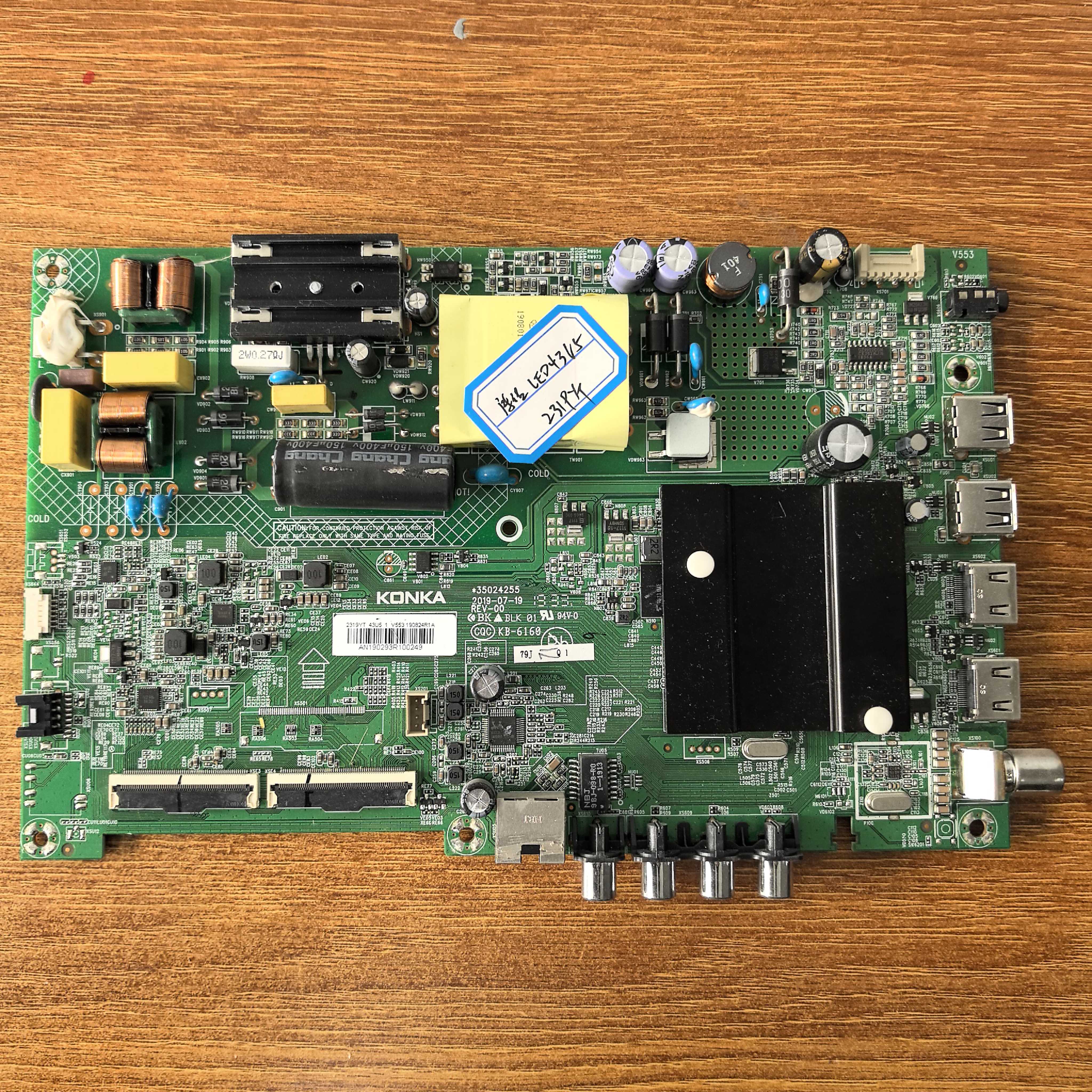 康佳LED43U5电视主板