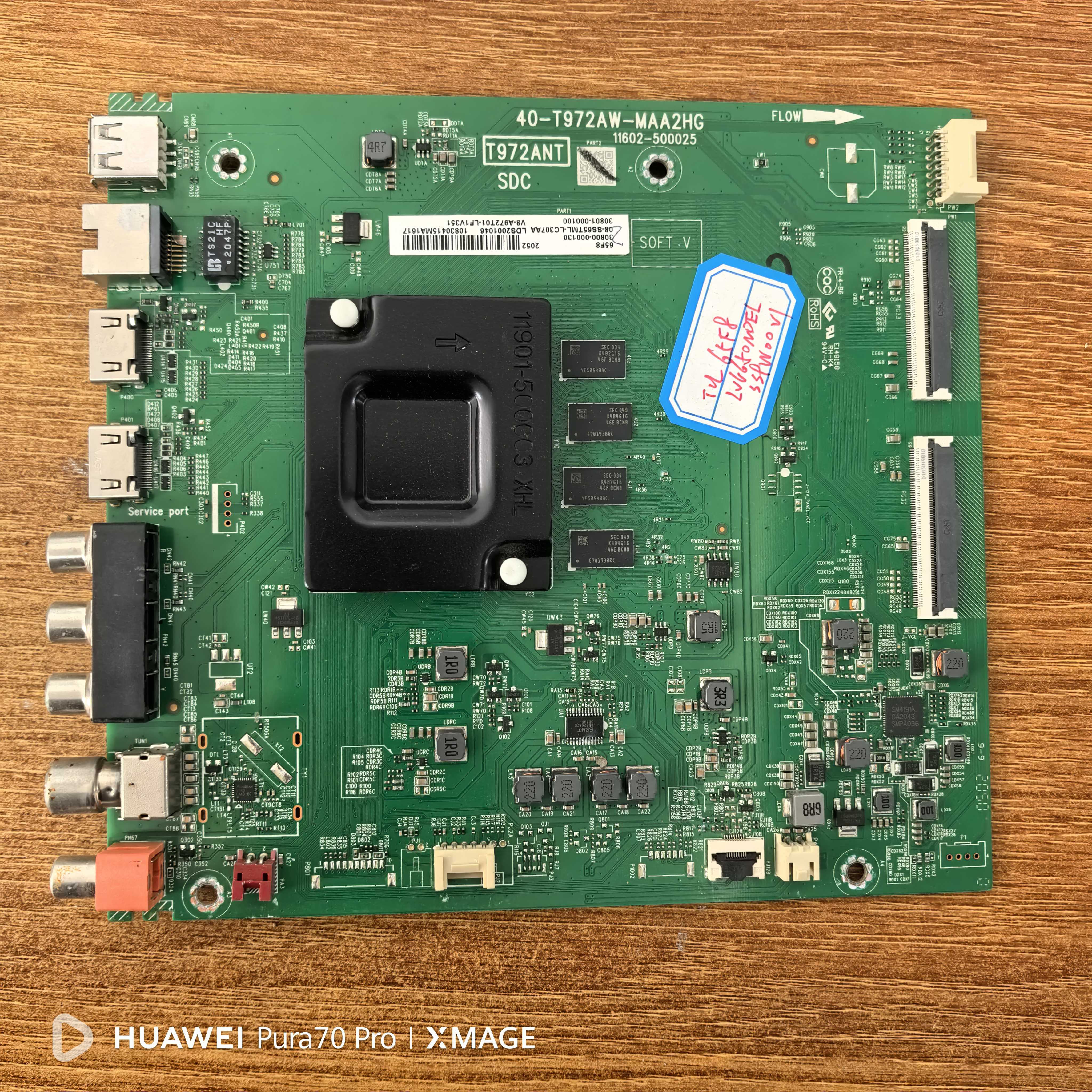 原装TCL 65F8液晶电视主板40-T972AW-MAA2HG配屏LVU650NDEL测试好