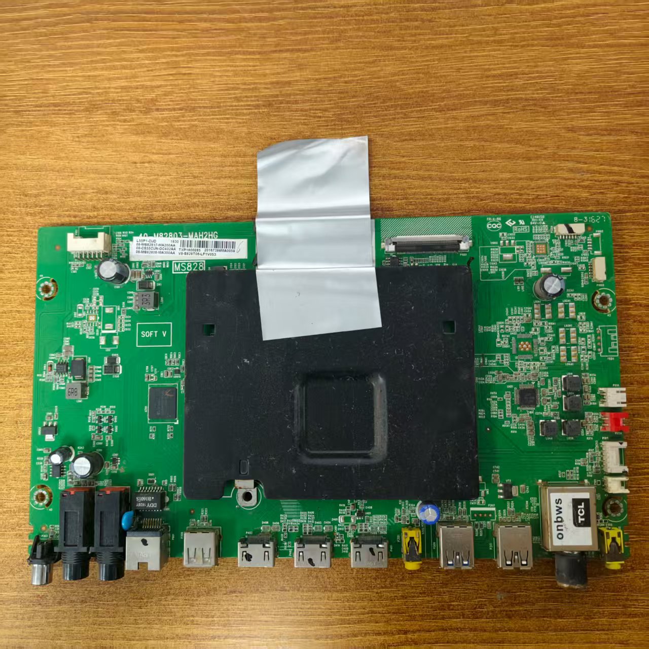 原装拆机TCLL55P1-CUD主板