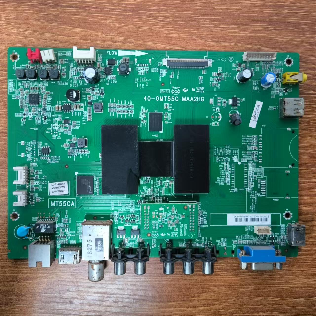 原装 TCL D50A710电视主板40-0MT55C-MAA2HG配屏LVF500CM01实拍图