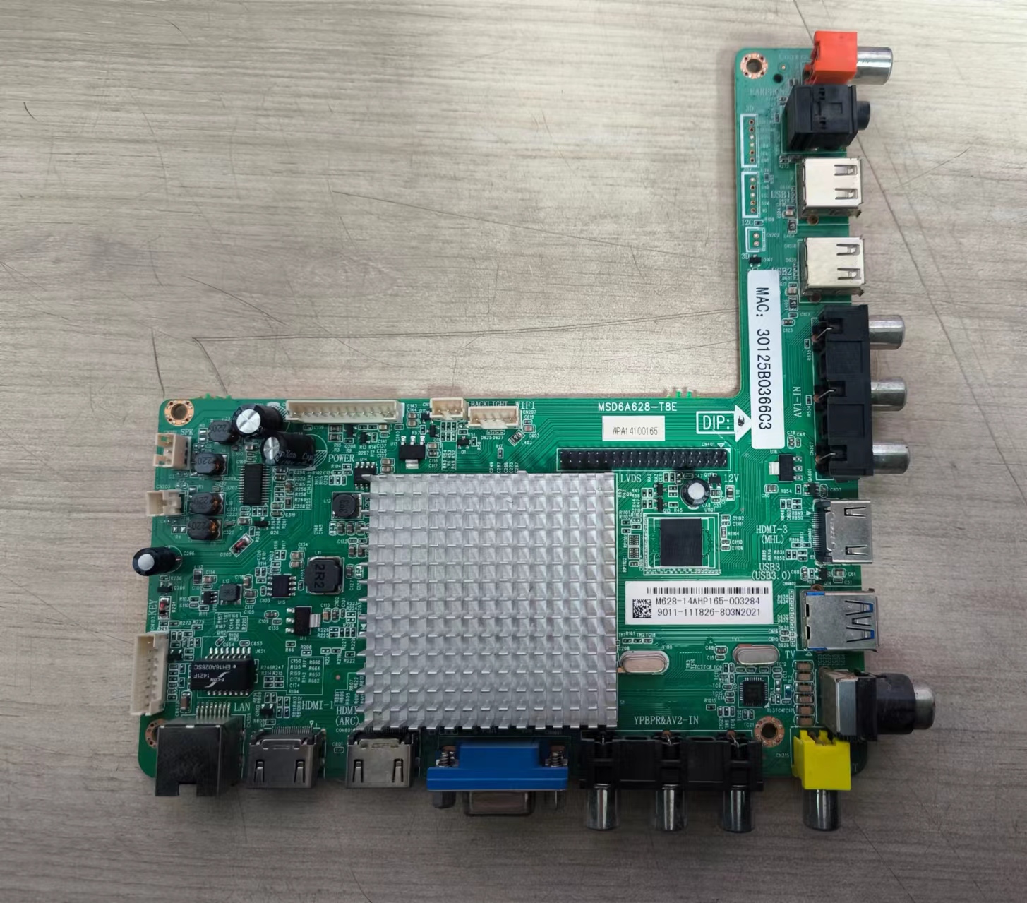 TCLLE50F8210液晶电视主板