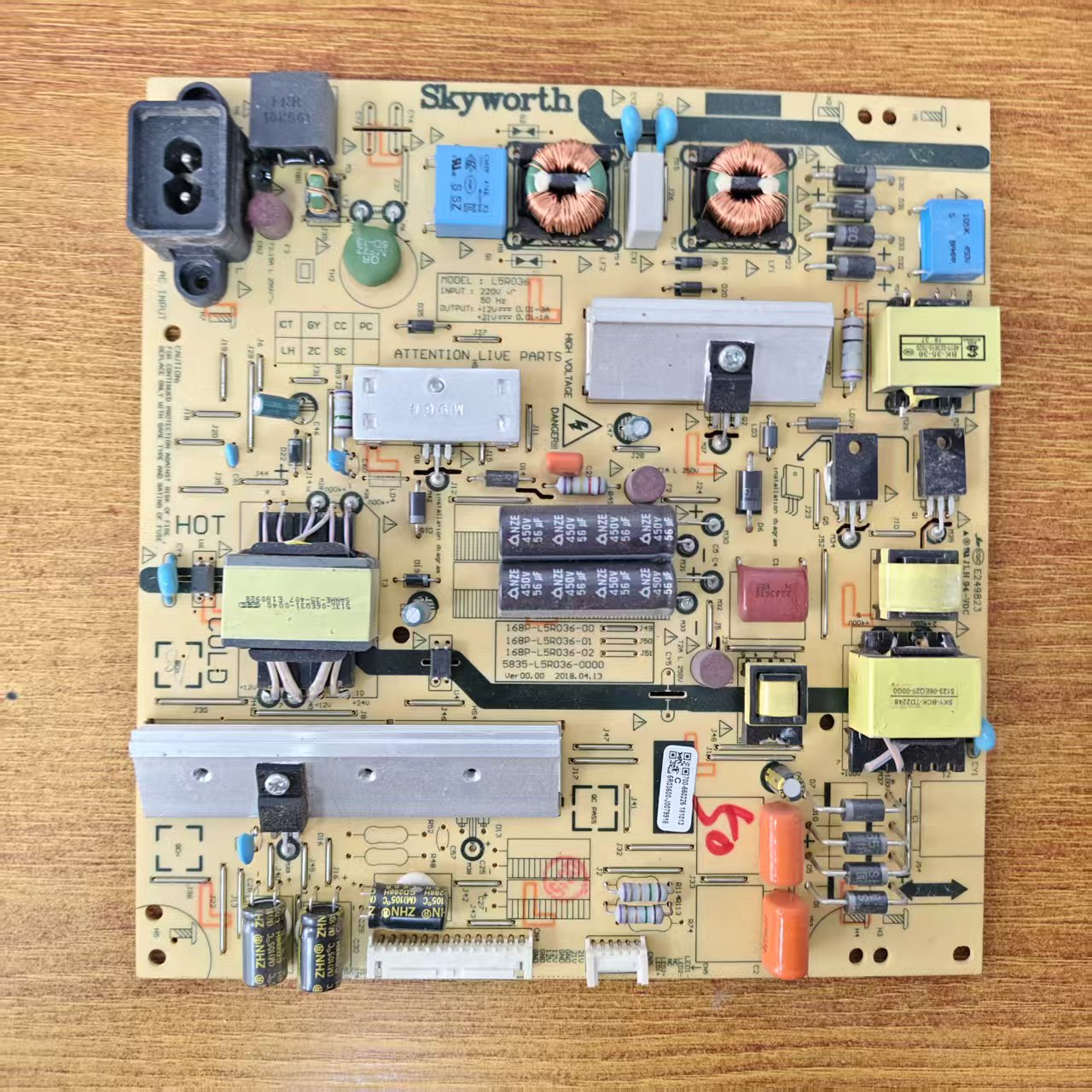 创维50M950X6电视电源板